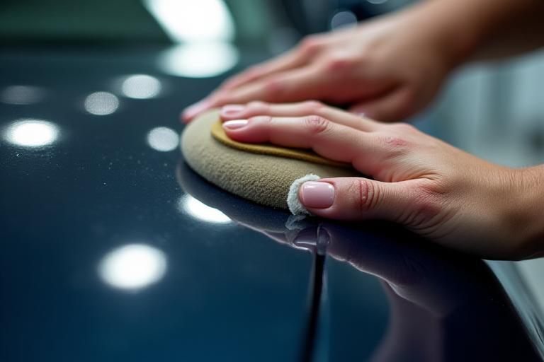 Detailní leštění laku auta